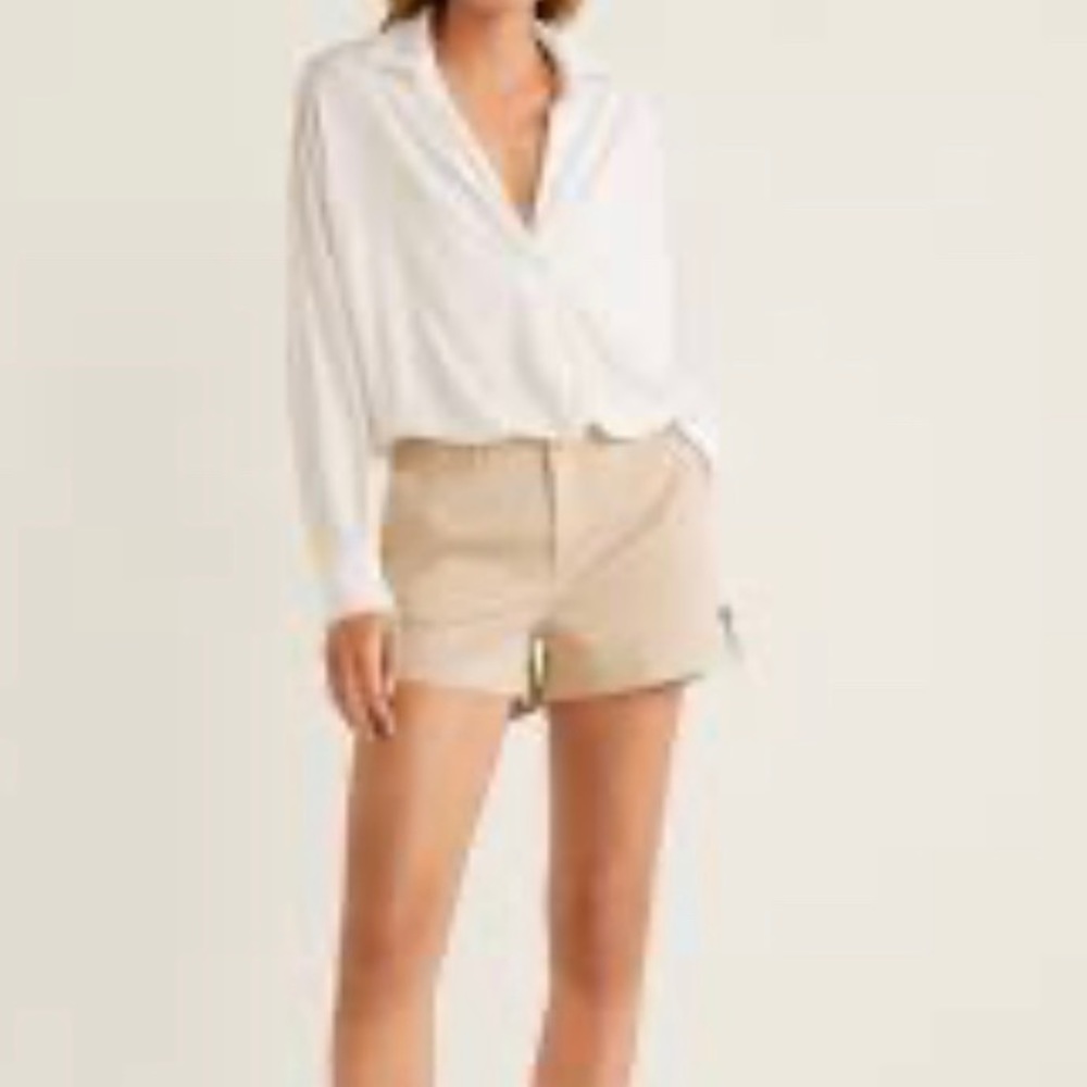 GAP Classic Cotton Chino Khaki Tan Shorts 8.